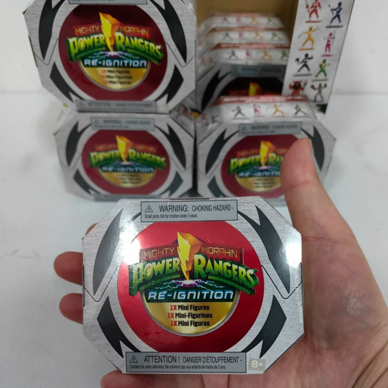 Model Kit Power Rangers - เพลย์เมทส์ พาวเวอร์เรนเจอร์ส รี-ไอกนิชั่น บลายด์บ็อกซ์ ของเล่นอนิเมะ ฟิกเกอร์จิ๋ว