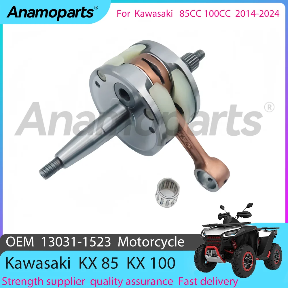 Model Kit Engine - เครื่องยนต์รถจักรยานยนต์ชุดเพลาข้อเหวี่ยงสําหรับ 2014-2024 Kawasaki KX 100 CC