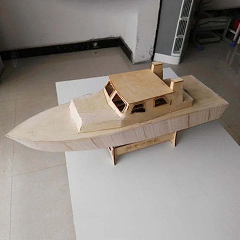 Model Kit Yacht - ประกอบชุดโมเดลเรือ Kuaizhou ไม้ประกอบเรือยอชท์ชิ้นส่วนประกอบเองไม่มีอุปกรณ์อิเล็กทรอนิกส์