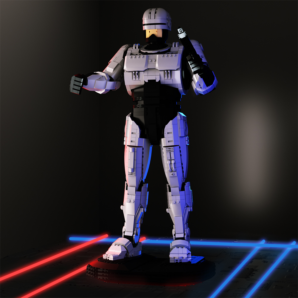 Model Kit Robocop - MOC RoboCoped Robot Building Blocks