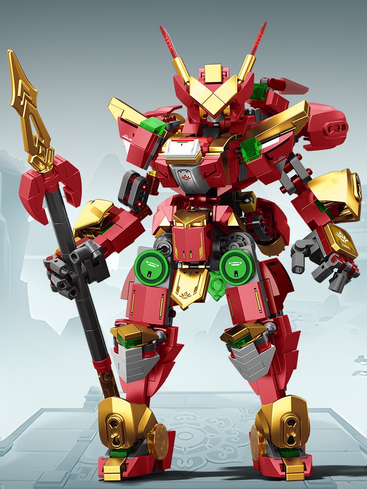 Model Kit Nezha - ตัวต่อเซมโบ บล็อก เนจา นักรบเมชา ชุดตัวต่อ 510