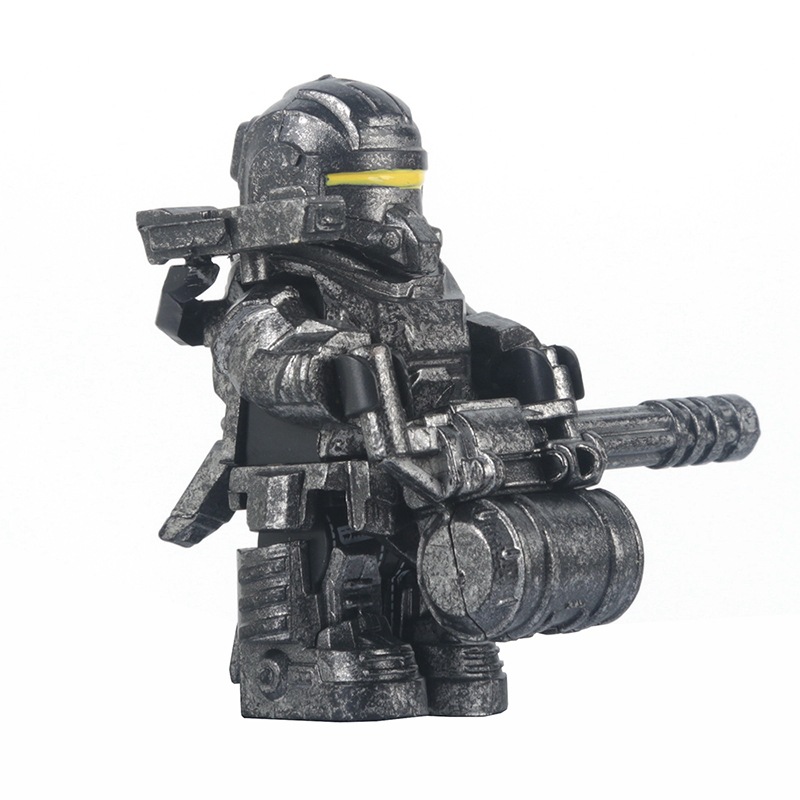 Model Kit Zombie - ชุดป้องกันเปลวไฟฮาโลวีน MOC ตัวต่อซอมบี้ บล็อกตัวต่อผี ภาพยนตร์แวมไพร์ โครงกระดูก