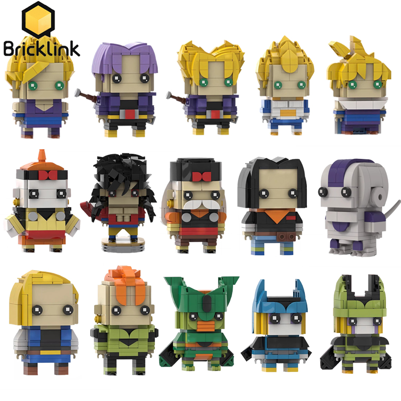 Model Kit Vegeta - ตัวต่อ Bricklink Ideas MOC อนิเมะ ฟิกเกอร์เจ็ดมังกรไข่มุก