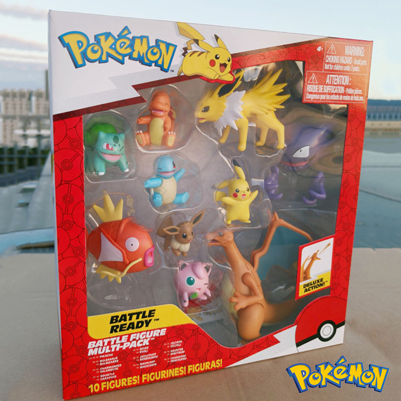 Model Kit Zero - Pokemon Ultimate Battle ตัวเลข Pikachu Bulbasaur