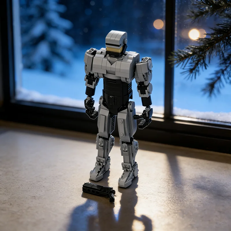 Model Kit Robocop - ตัวต่อโมเดล Robocop 522 ชิ้น ของเล่นสถาปัตยกรรม DIY