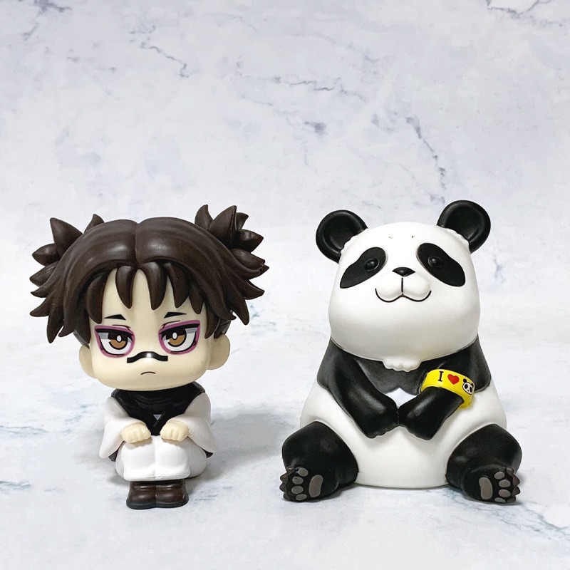 Model Kit Jujutsu Kaisen - ฟิกเกอร์อนิเมะ จูจุตสึ ไคเซ็น ตัวละครน่ารัก โชโซ่และแพนด้า ของเล่นโมเดลอนิเมะ