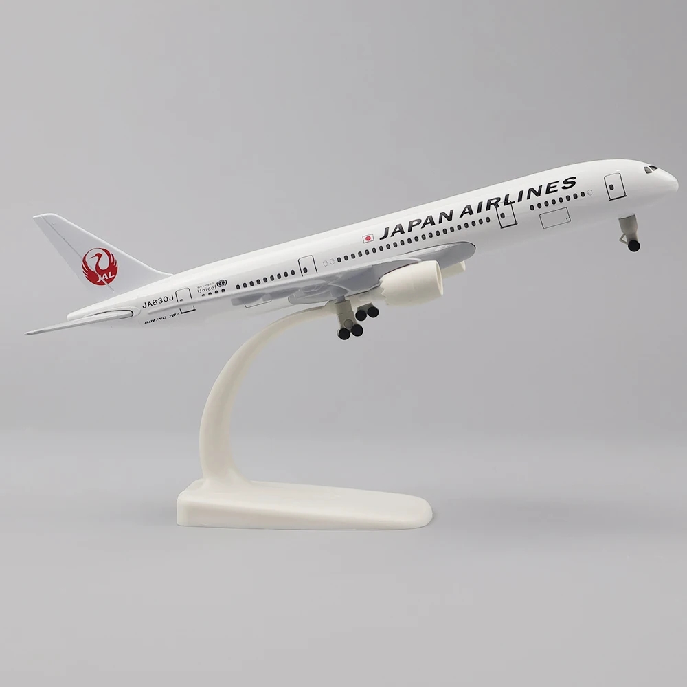 Model Kit Store - 20ซม.เครื่องบินรุ่นของเล่นโลหะผสมโลหะAir Japan Airlines B787แอร์เวย์Diecastเครื่องบินอาคารชุดล้อสําหรับคอลเลกชันเครื่องบิน