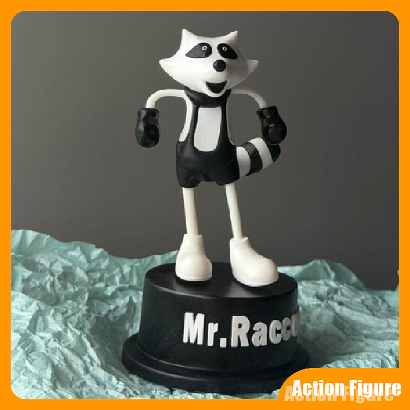 Model Figure Base - ฟิกเกอร์เรซิเดนท์อีวิลใหม่ มิสเตอร์แรคคูน แอคชั่นฟิกเกอร์พร้อมฐานตั้ง ของสะสมแนวสยองขวัญ โมเดลตกแต่ง ของเล่นรอบเกม