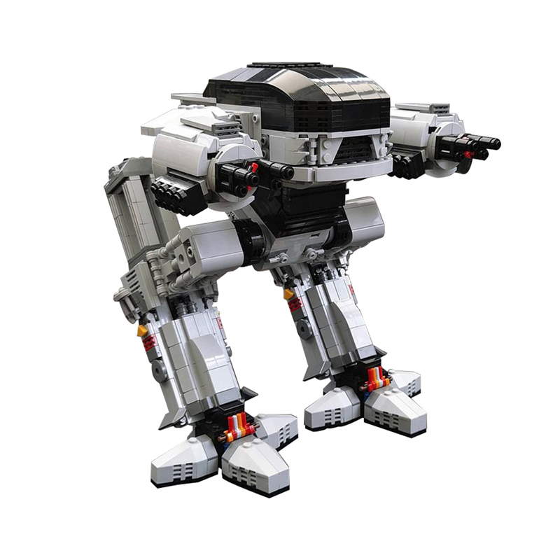 Model Kit Robocop - โมเดลหุ่นยนต์ ED-209 ของ Gobricks UCS Scale