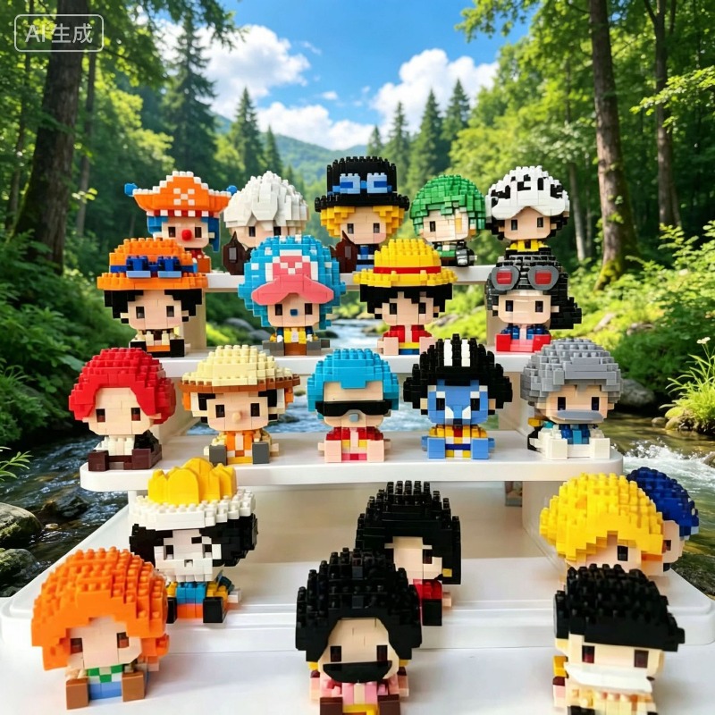 Model Kit Luffy - โมเดลตัวต่อจิ๋ว วันพีซ ซันโกลด์ นิก้า ลูฟี่ ช็อปเปอร์