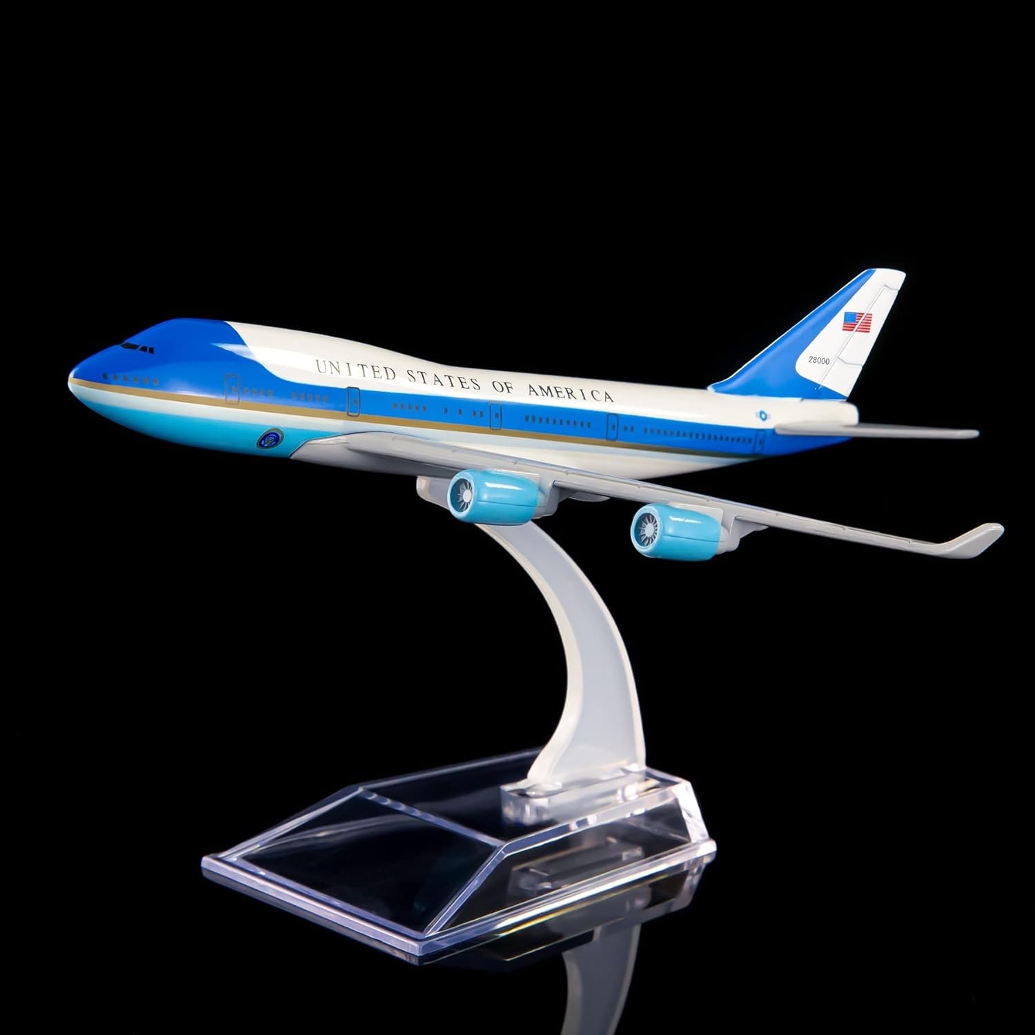 Model Kit Store - 1/400 สเกล 16 ซม. แอร์ฟอร์ซวัน B747