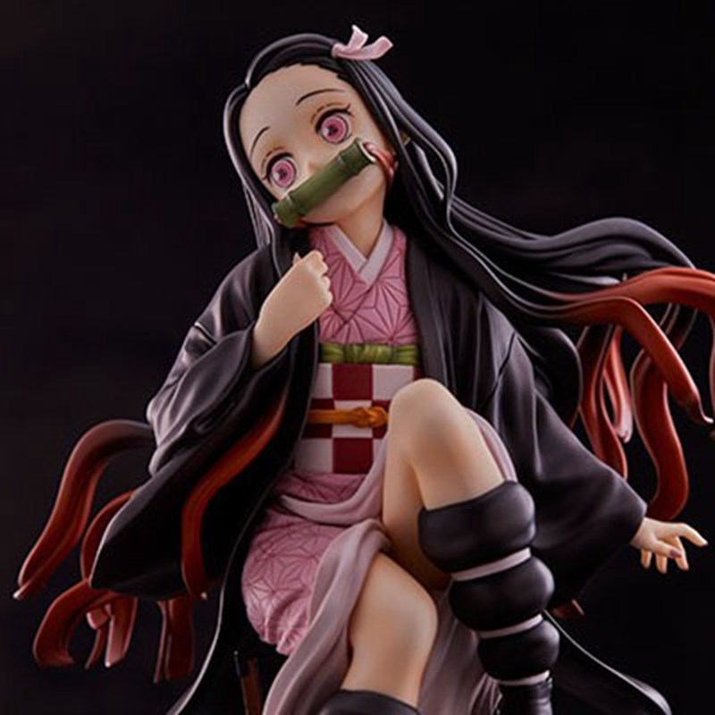 Model Kit Nezha - Kamado Nezuko โมเดลหุ่นของเล่น, 15ซม. ของเล่นพีวีซีของขวัญของสะสมตกแต่งเดสก์ท็อป