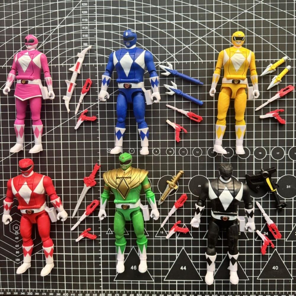 Model Kit Power Rangers - ฮาสโบร พาวเวอร์ เรนเจอร์ส เรด เรนเจอร์ บลู
