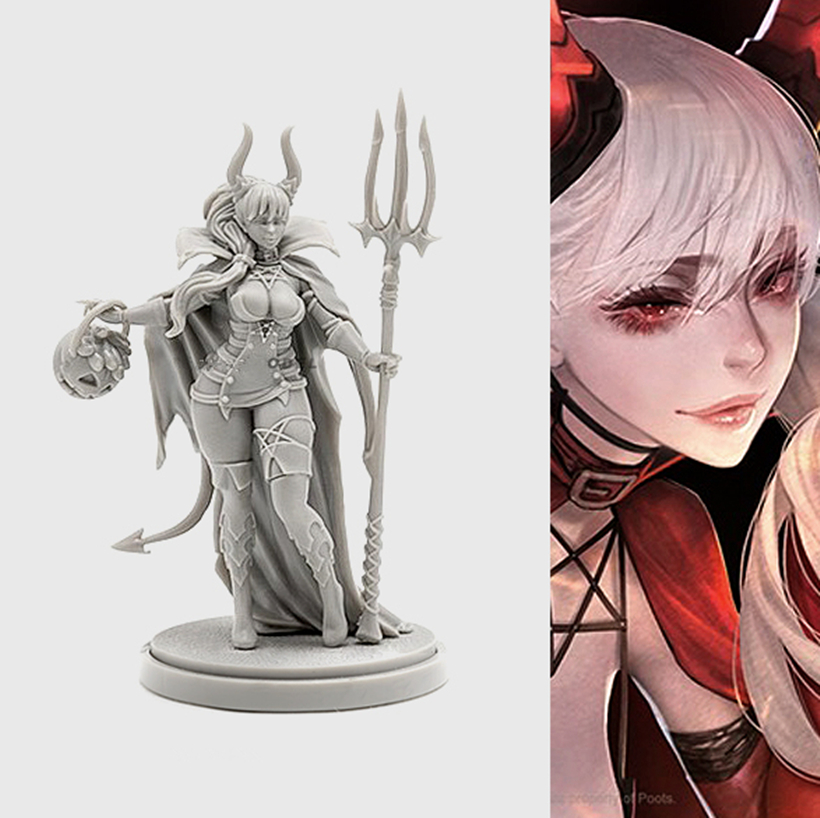 Model Kit Zero - ชุดโมเดลเรซิ่น KINGDOM DEATH KD Goddess Collection