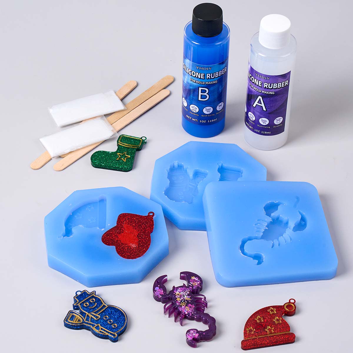 ชุดทำแม่พิมพ์ซิลิโคนขนาด 118 ม - Resin Kit Cast บทวิจารณ์และราคา