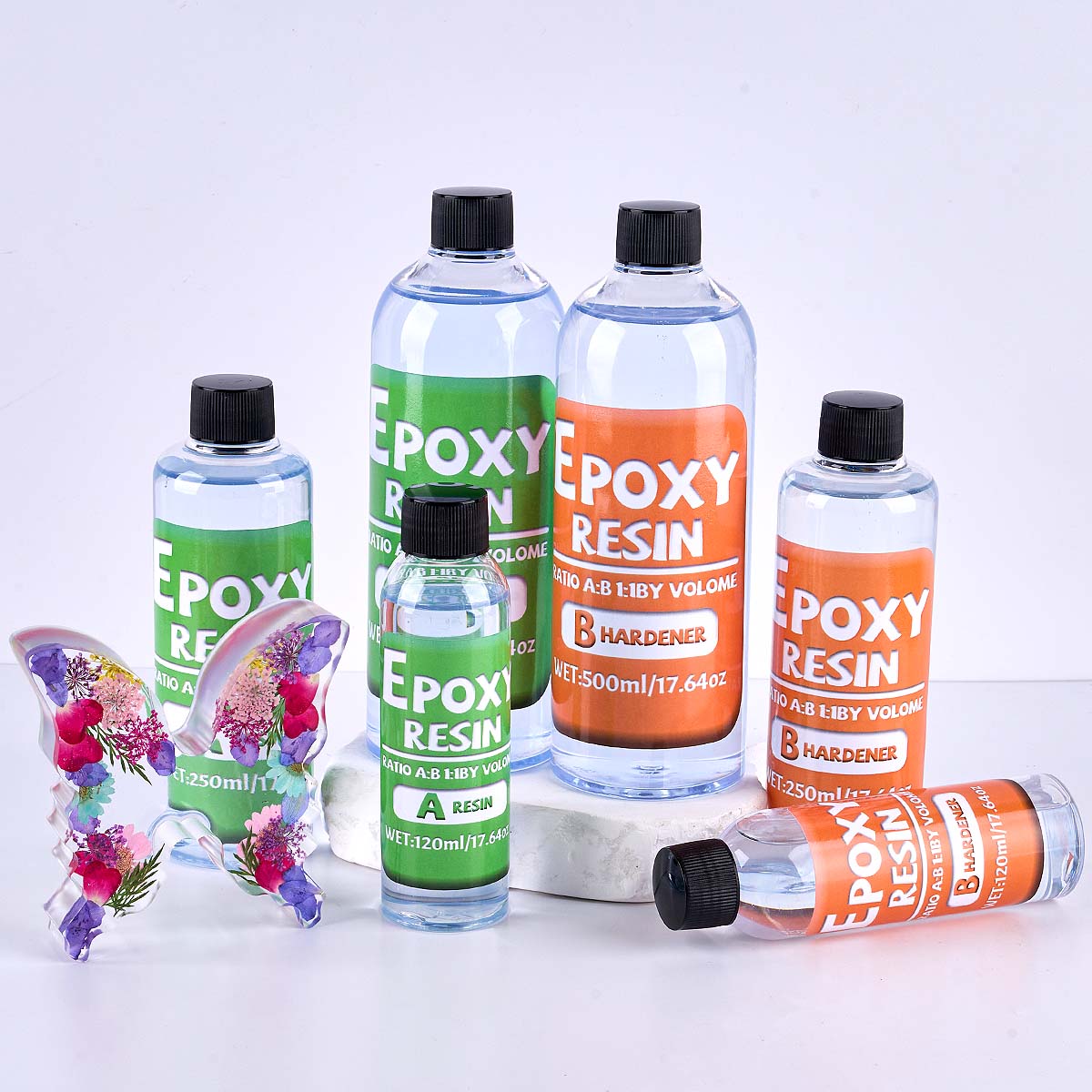 อัตราส่วน 1:1 อีพ็อกซี่เรซิ่นช - Resin Kit Cast บทวิจารณ์และราคา