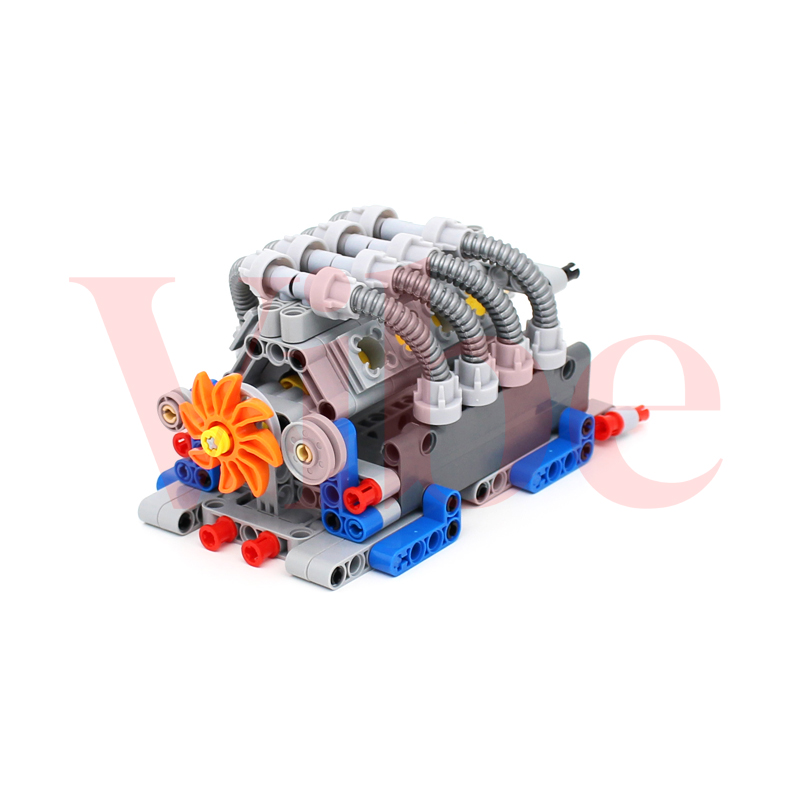 บล็อกตัวต่อเทคโนโลยี MOC ฟังก์ - Model Kit Engine บทวิจารณ์และราคา