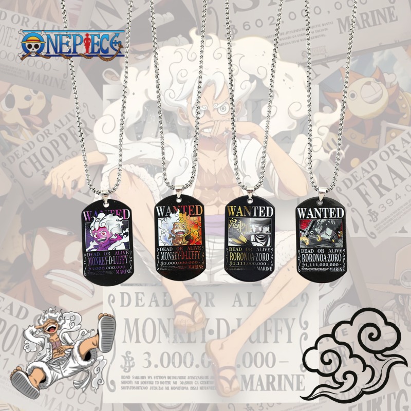 สร้อยคอเหล็กกล้าไร้สนิมลายวันพ - Model Kit Luffy บทวิจารณ์และราคา