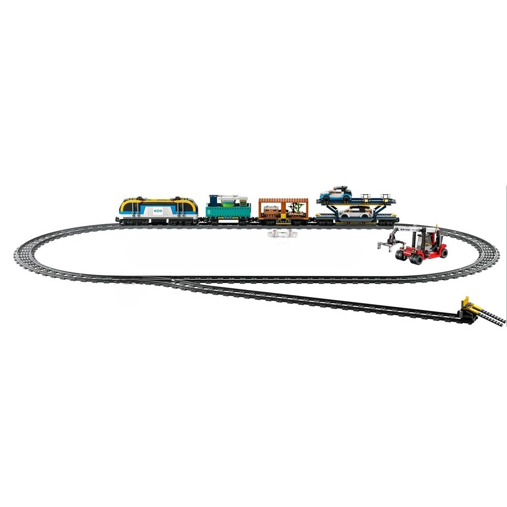 1153 ชิ้น ตัวต่อรถไฟขนส่งเมือง - Model Kit Train บทวิจารณ์และราคา