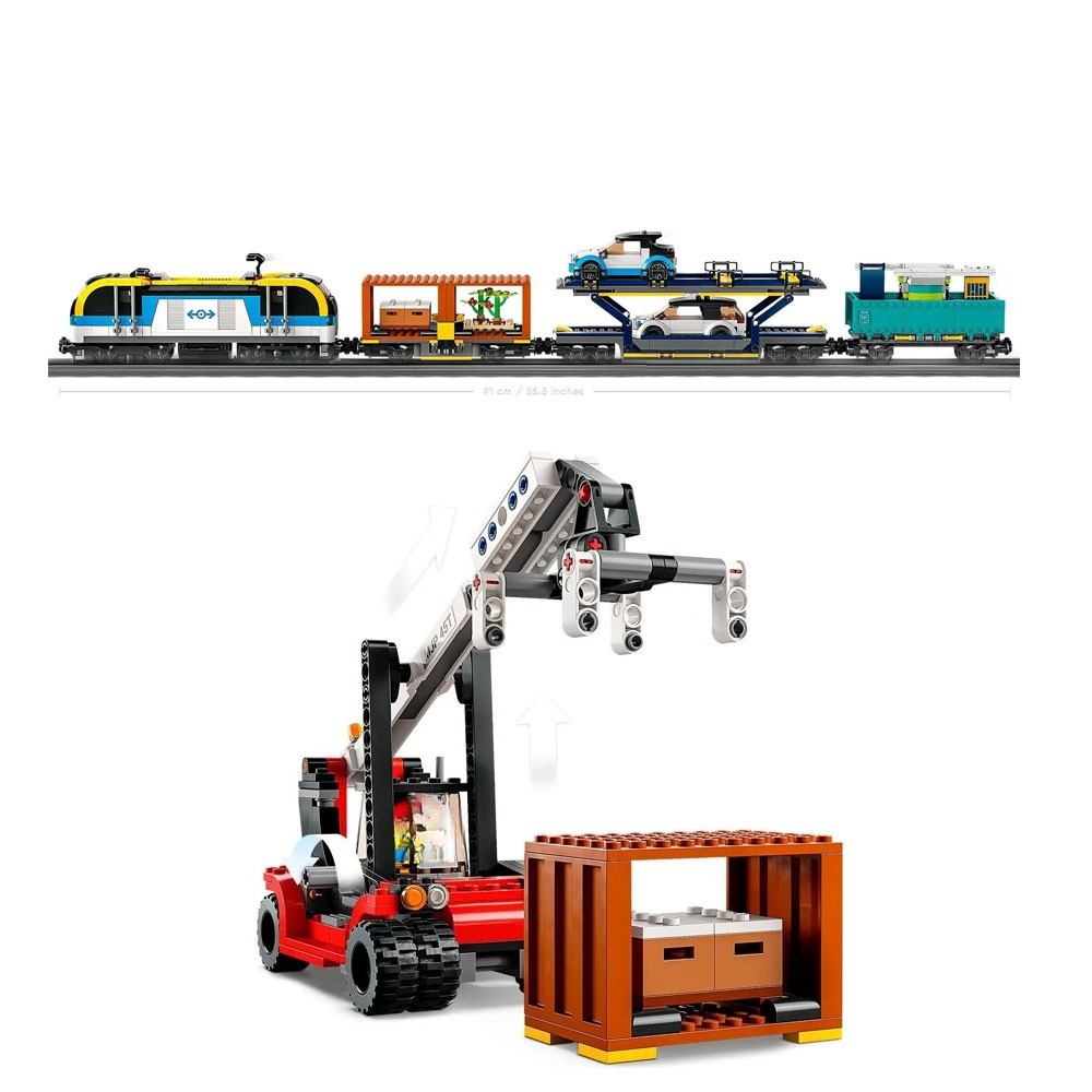 1153 ชิ้น ตัวต่อรถไฟขนส่งเมือง - Model Kit Train บทวิจารณ์และราคา