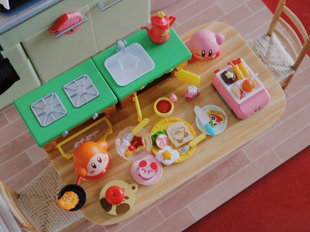 RE-MENT Kirby Kitchen Miniatur - Model Kitchen Set Pvc บทวิจารณ์และราคา