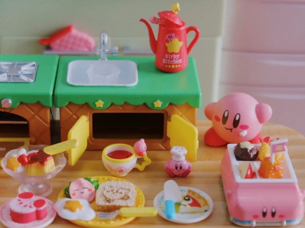 RE-MENT Kirby Kitchen Miniatur - Model Kitchen Set Pvc บทวิจารณ์และราคา