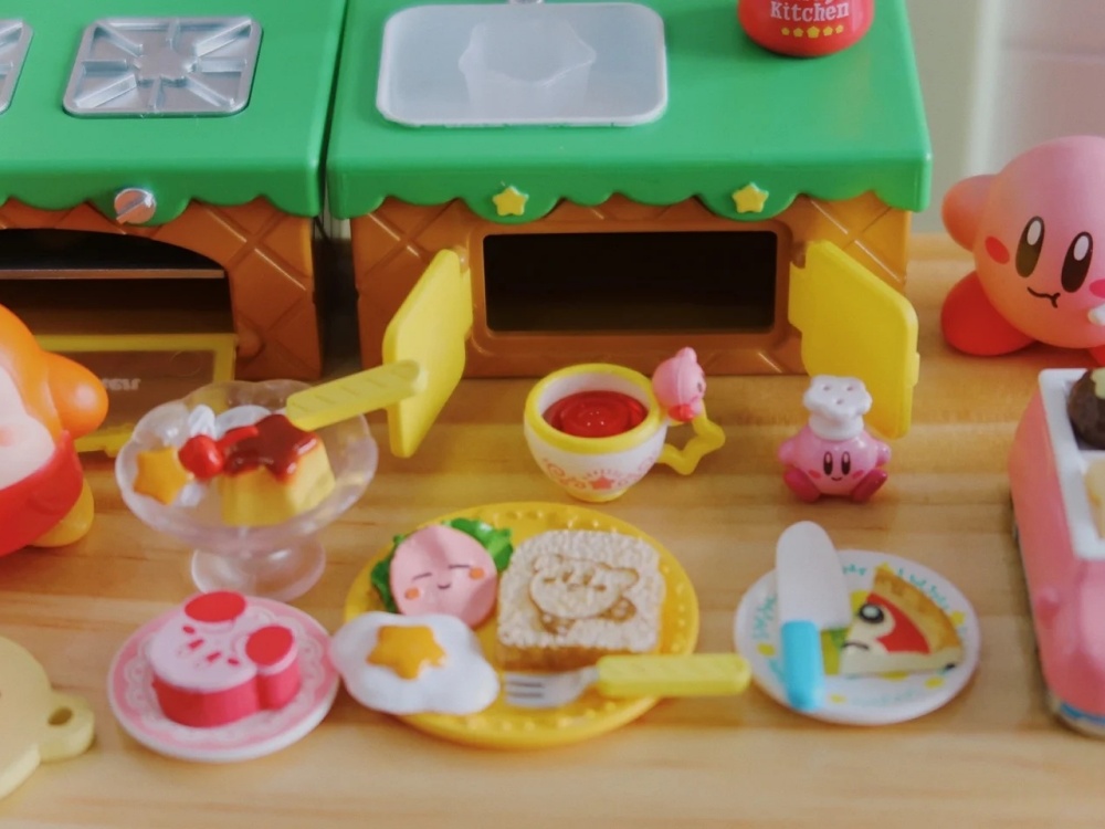 RE-MENT Kirby Kitchen Miniatur - Model Kitchen Set Pvc บทวิจารณ์และราคา