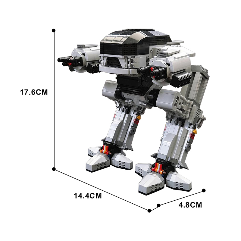 โมเดลหุ่นยนต์ ED-209 ของ Gobri - Model Kit Robocop บทวิจารณ์และราคา