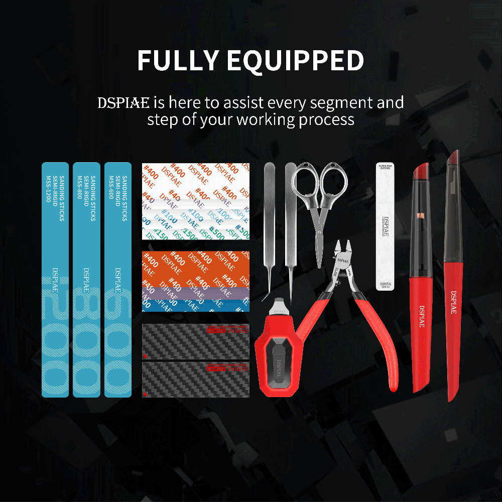 Dspiae ชุดเครื่องมือหัตถกรรมทั - Model Kit Tool Set บทวิจารณ์และราคา