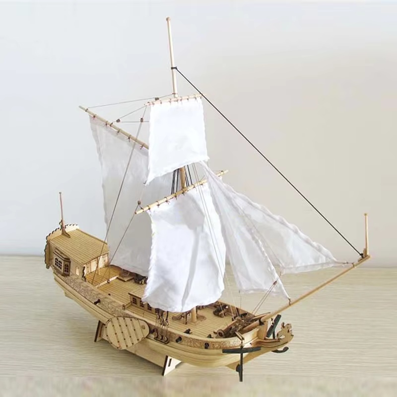 ไม้ประกอบชุดคลาสสิกเรือใบ Dutc - Model Kit Yacht บทวิจารณ์และราคา