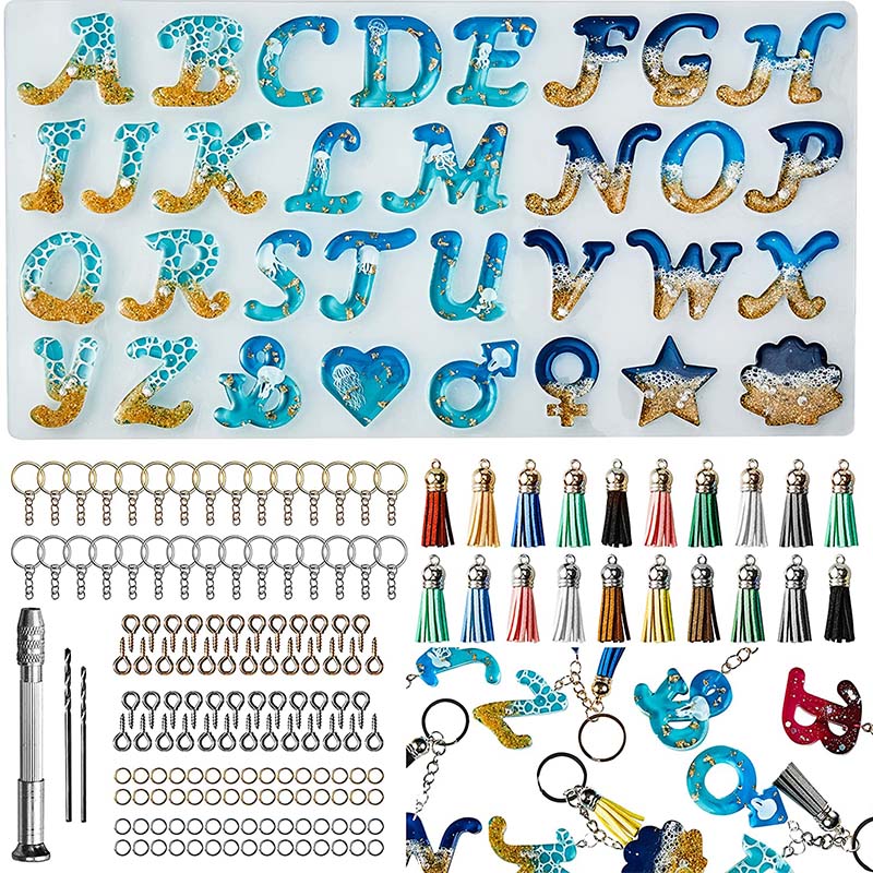 แม่พิมพ์ซิลิโคนรูปตัวอักษรสำหร - Resin Kit Cast บทวิจารณ์และราคา
