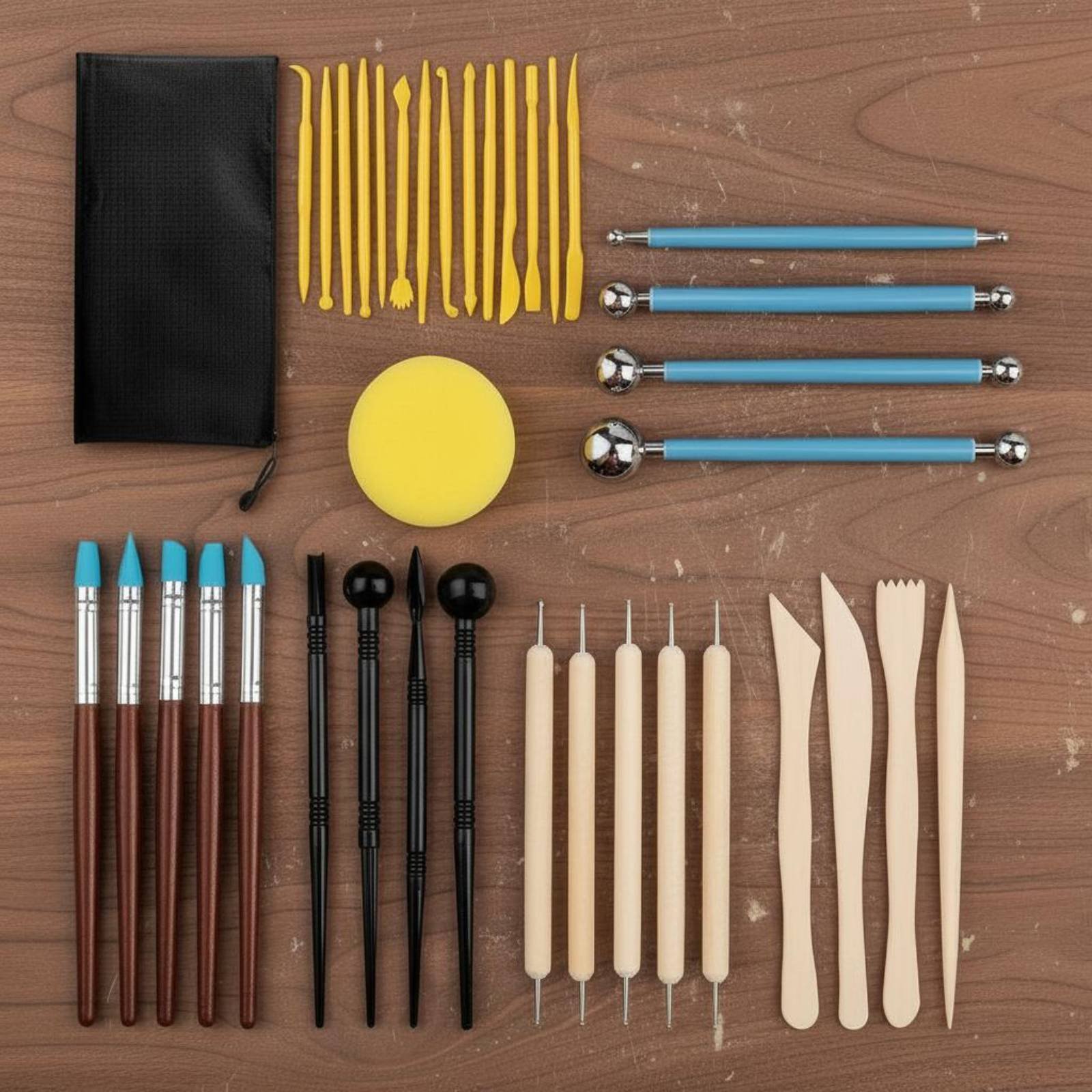 ชุดเครื่องมือปั้นดินเหนียว 38  - Model Kit Tool Set บทวิจารณ์และราคา