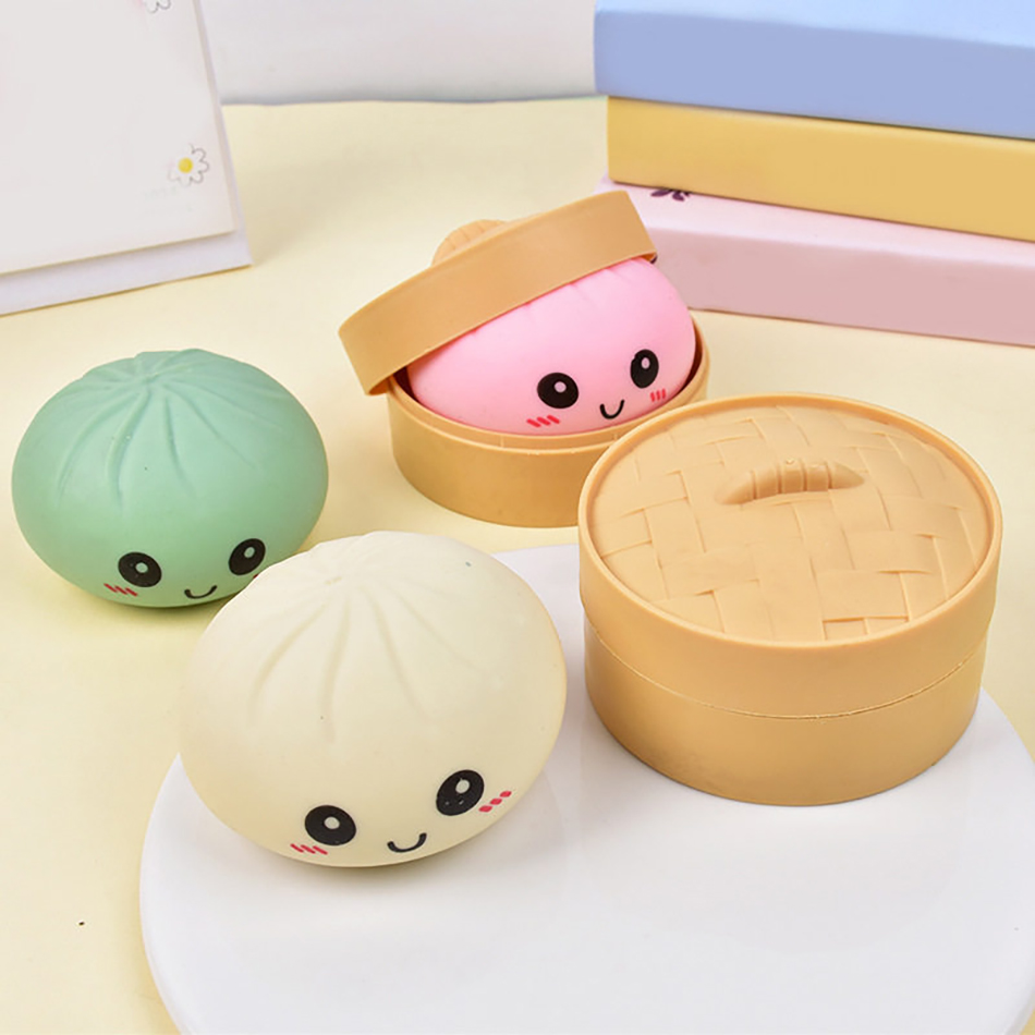 ของเล่นบีบตุ๊กตาซาลาเปาแบบสุ่ม - Model Kitchen Set Pvc บทวิจารณ์และราคา