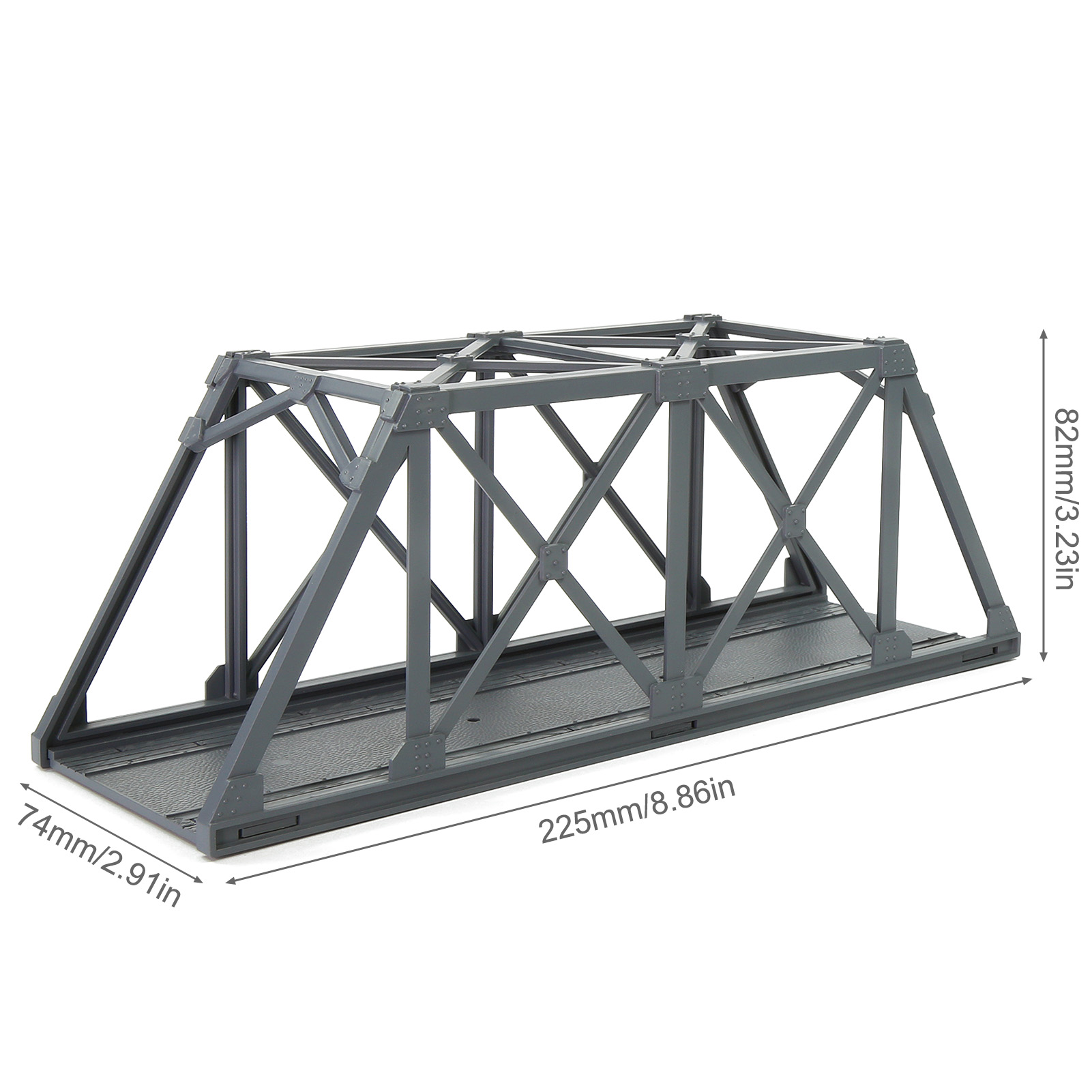 ชุดรางสะพานเหล็กรูปทรงสูง Evem - Model Kit Train บทวิจารณ์และราคา