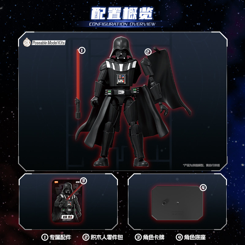 บล็อกกี้ส์ สตาร์ วอร์ส กาแล็กซ - Model Kit Figures บทวิจารณ์และราคา