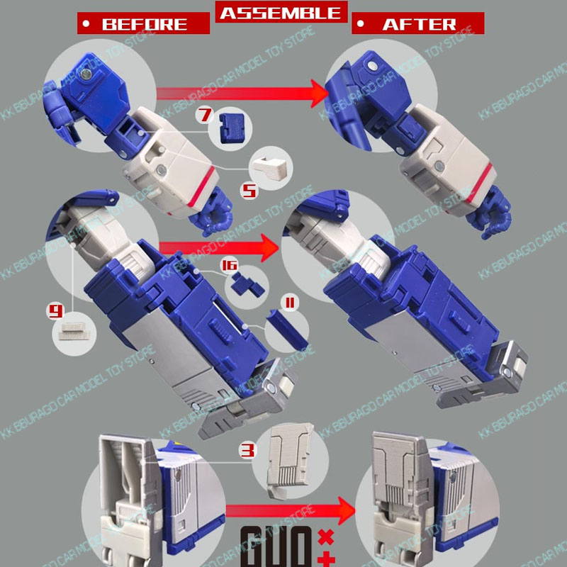 GUO Studio Transformation SS86 - Model Kit Studio บทวิจารณ์และราคา