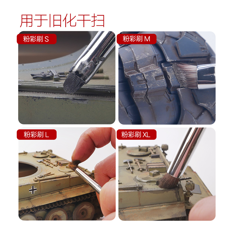 แปรงทาสีพาสเทลสําหรับ Scale Mo - Model Kit Tool Set บทวิจารณ์และราคา