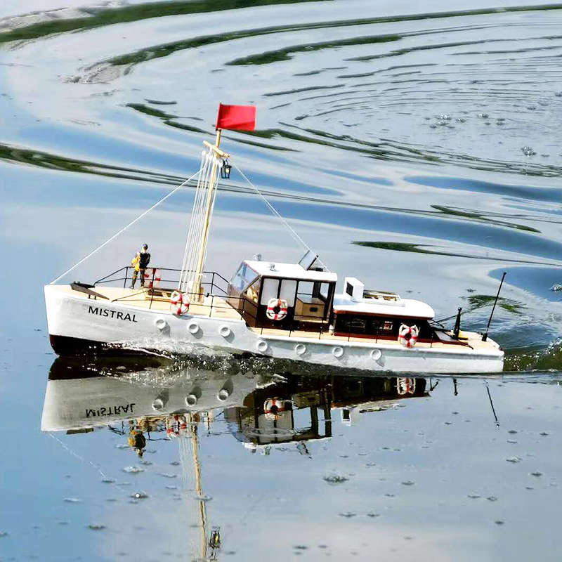 เรือยอชท์ไม้ชุดทำจากไม้บาสวู้ด - Model Kit Yacht บทวิจารณ์และราคา