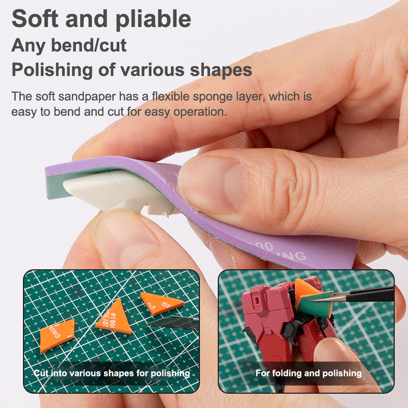 9 ชิ้น/เซ็ต 400~1200 แท่งขัดแบ - Model Kit Tool Set บทวิจารณ์และราคา
