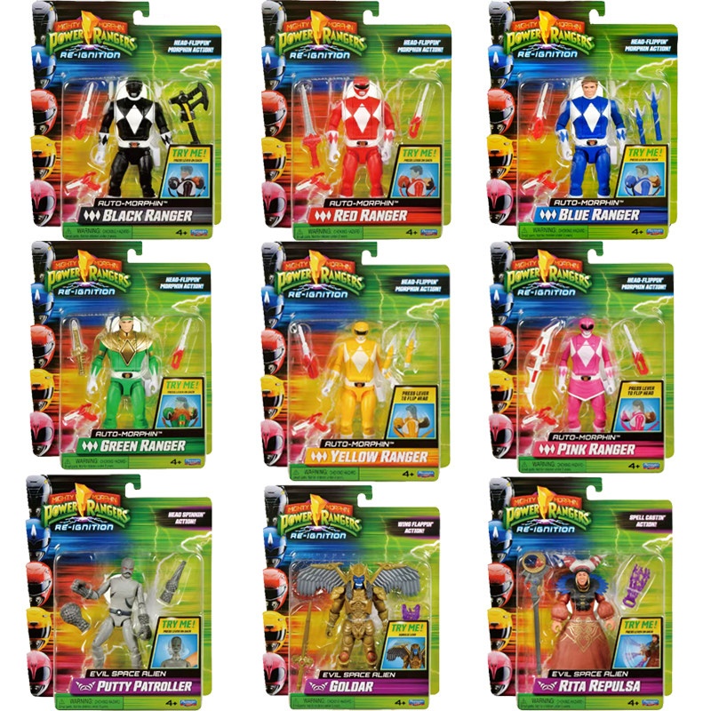 ฟิกเกอร์เพลย์เมทส์ พาวเวอร์เรน - Model Kit Power Rangers บทวิจารณ์และราคา
