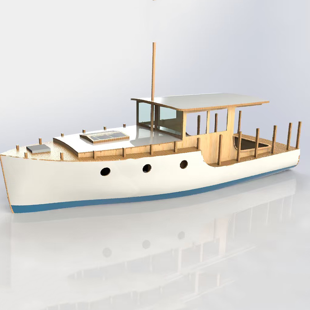 เรือบังคับวิทยุ 70 ซม. สไตล์ยุ - Model Kit Yacht บทวิจารณ์และราคา