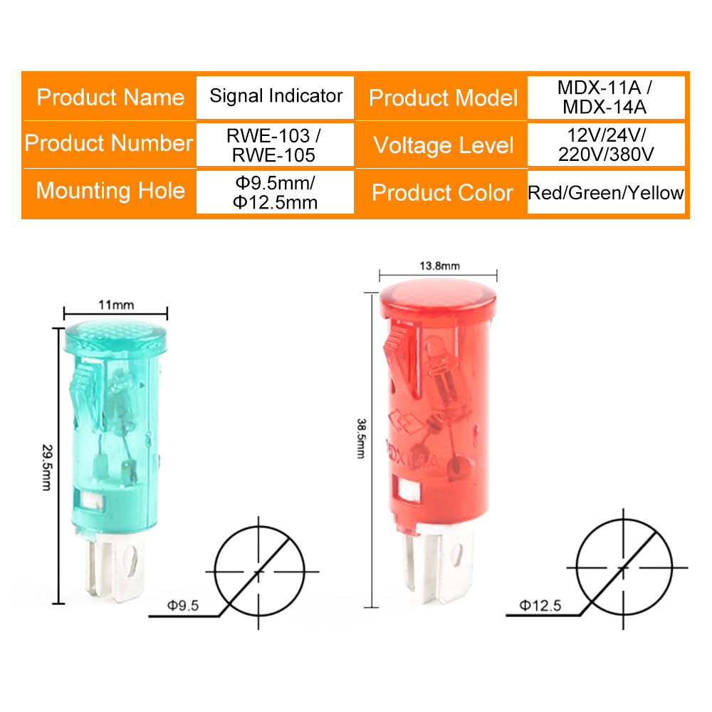 ไฟสัญญาณนำทาง 5 ชิ้น รุ่น MDX- - Panel Line Marker บทวิจารณ์และราคา